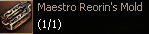 maestro reorins mold